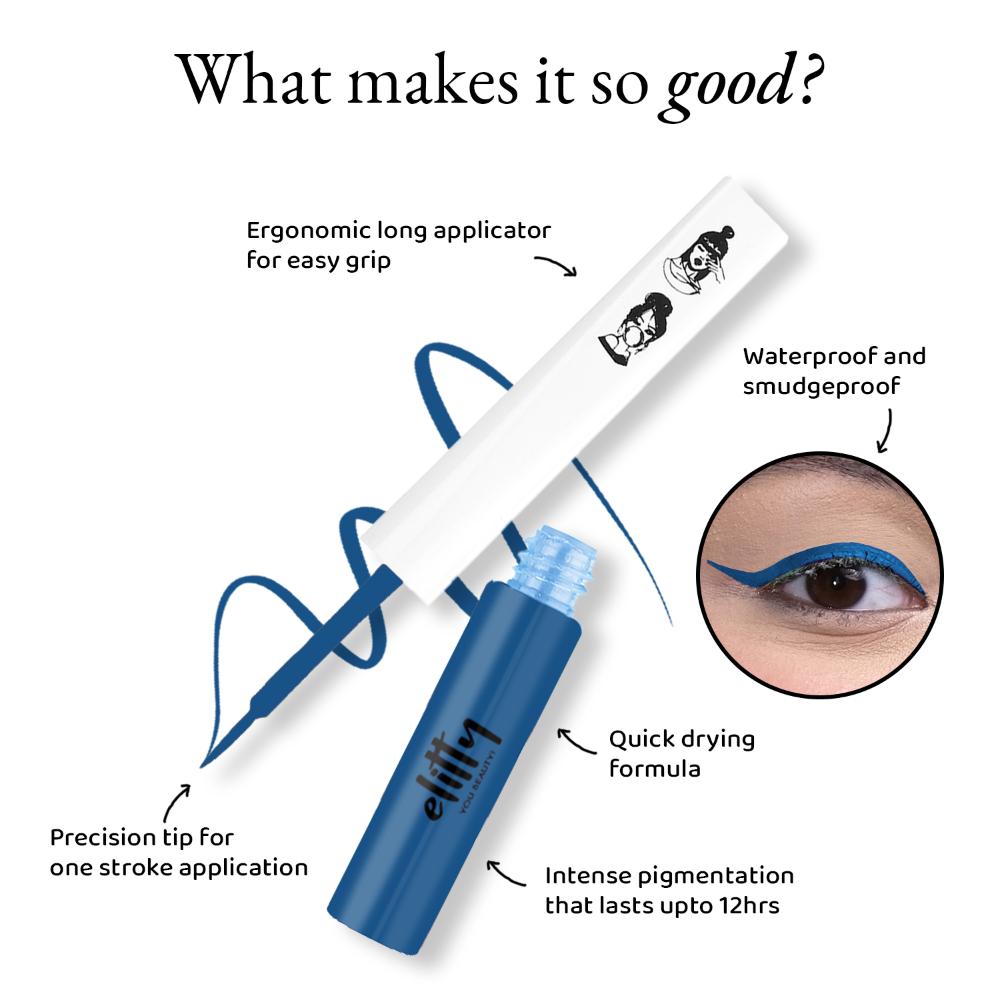 Elitty Matte Pop Coloured Eyeliner