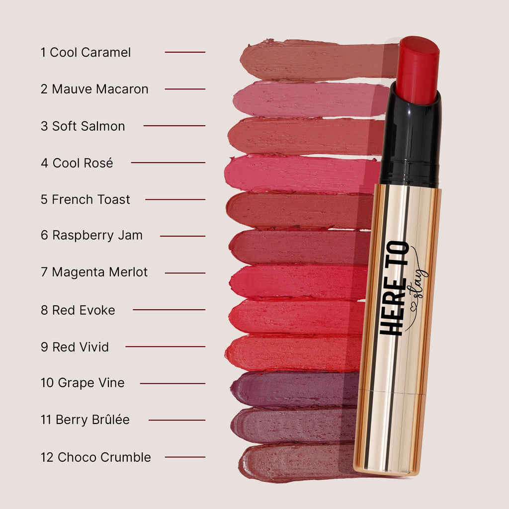 Swiss Beauty Select Here To Stay Lip Crayon Velvety-Matte Finish , 12-Hour Stay