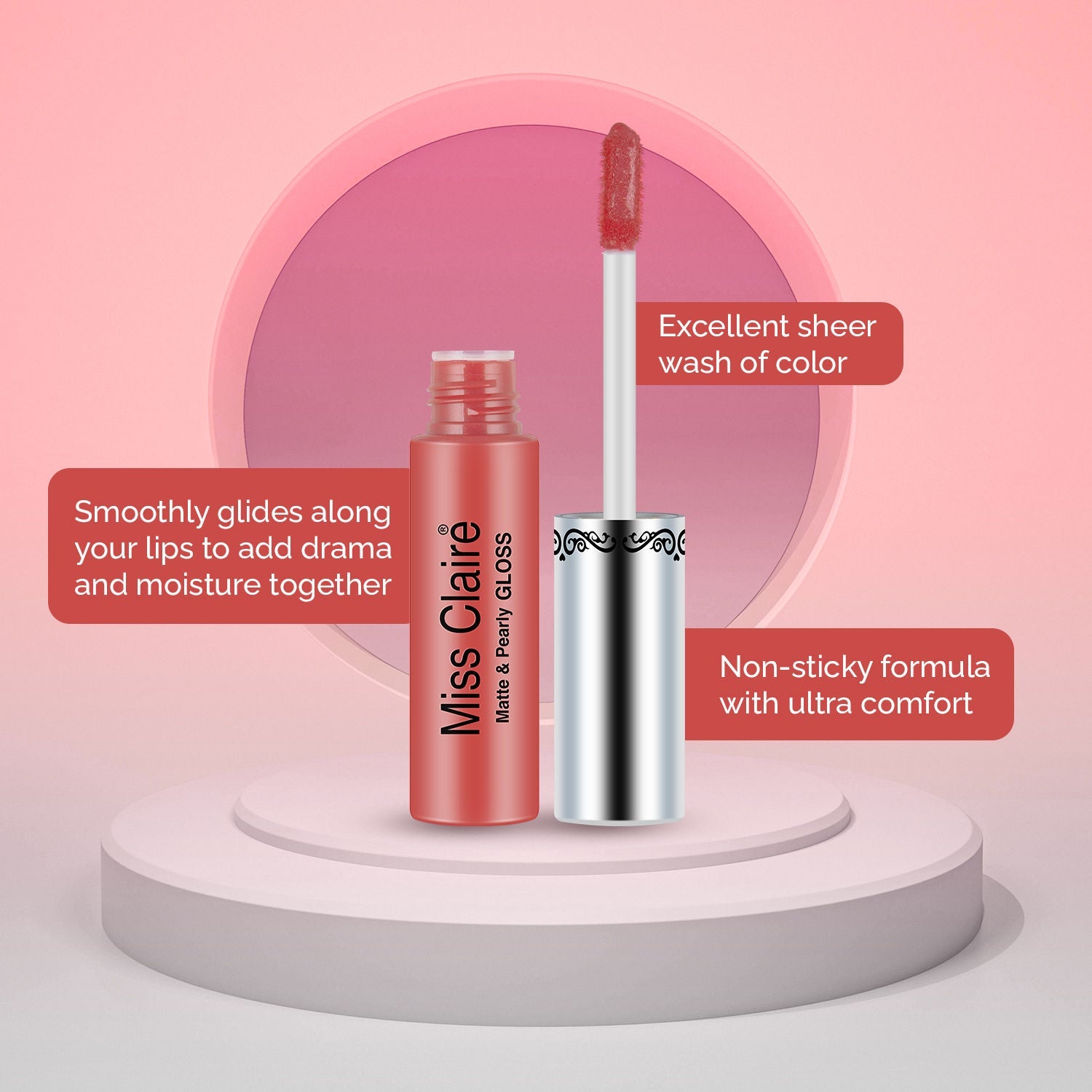 Miss Claire Matte & Pearly Gloss