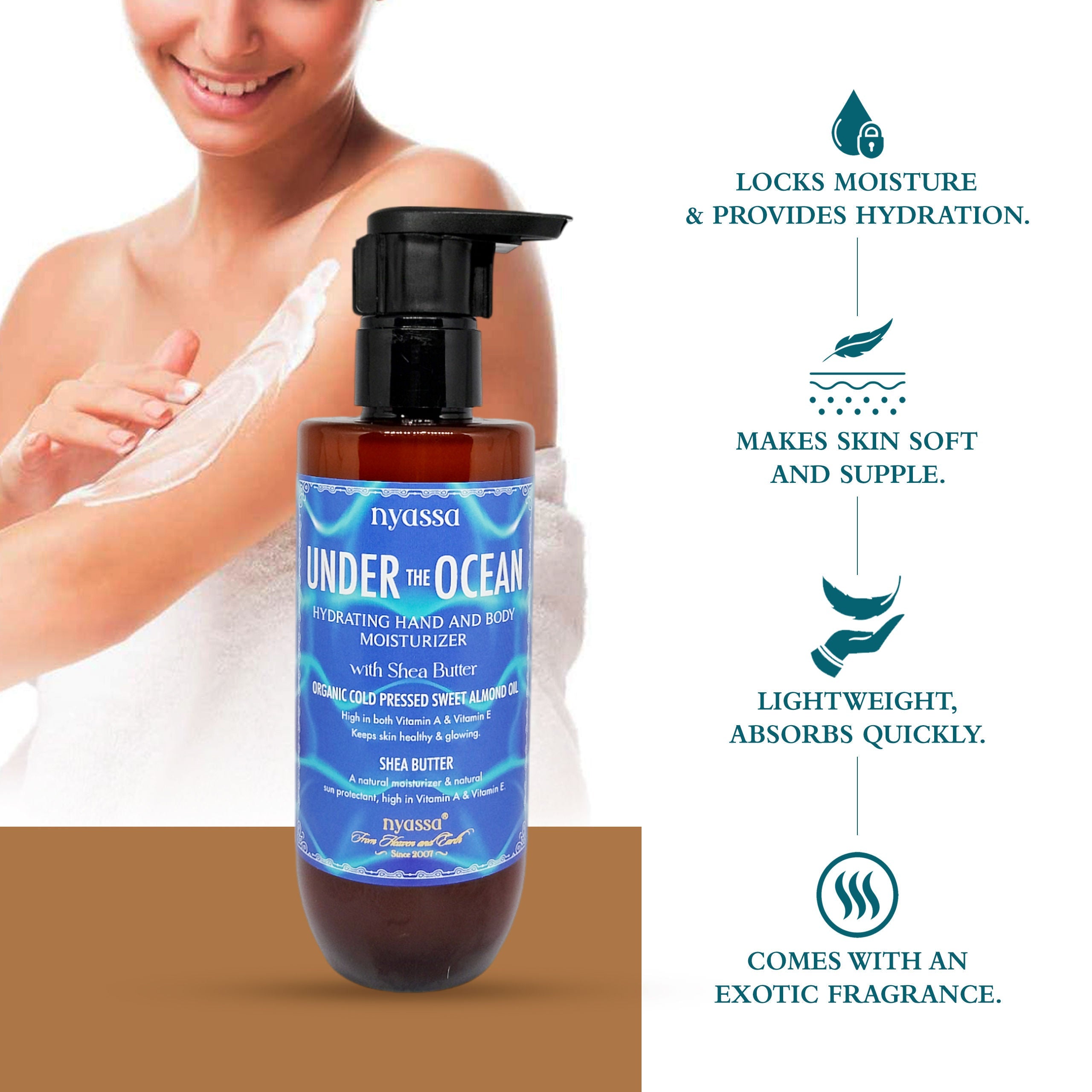 Nyassa Under The Ocean Hand And Body Moisturizer