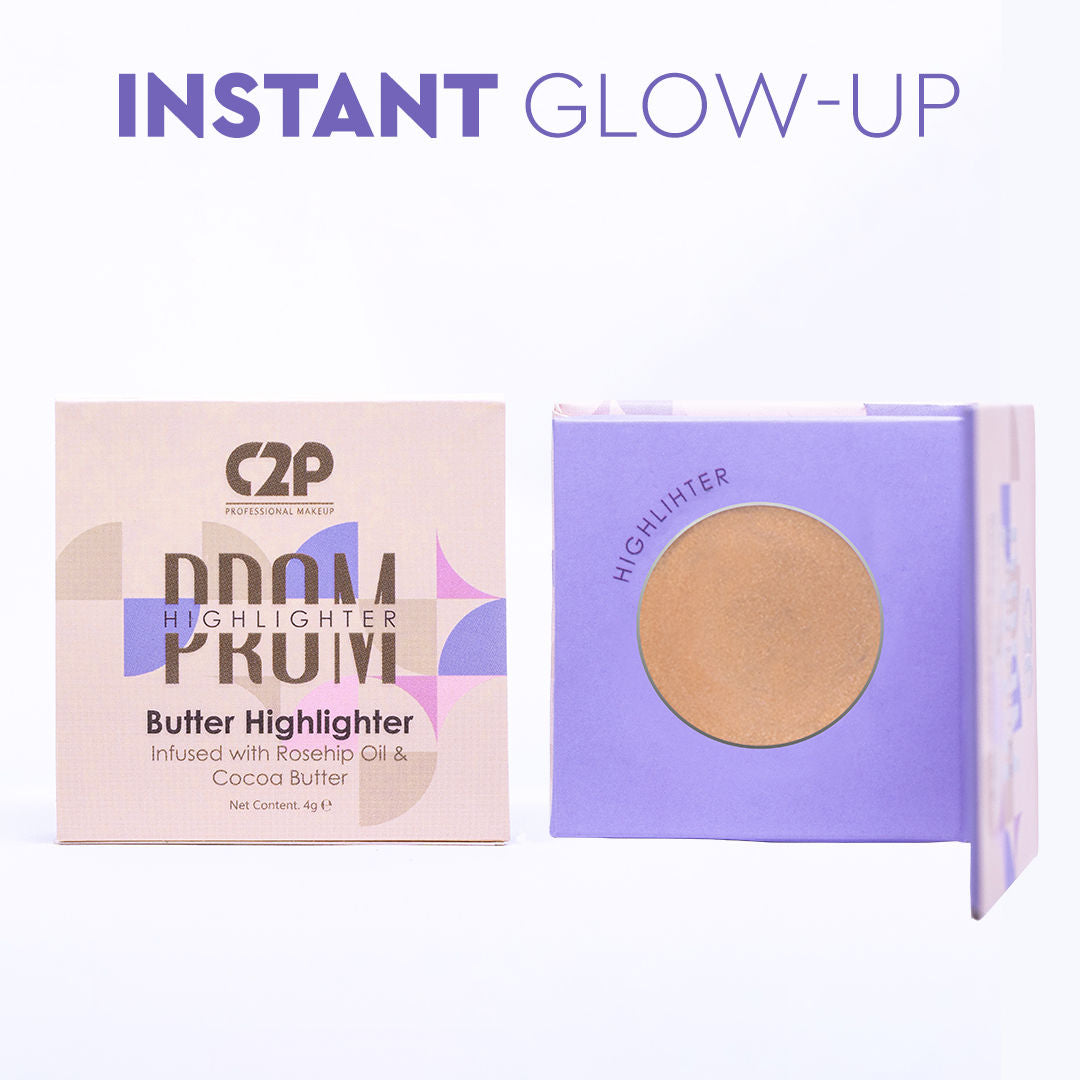 C2P Pro Prom Butter Highlighter Ultra HD Dewy Creamy Matte Finish