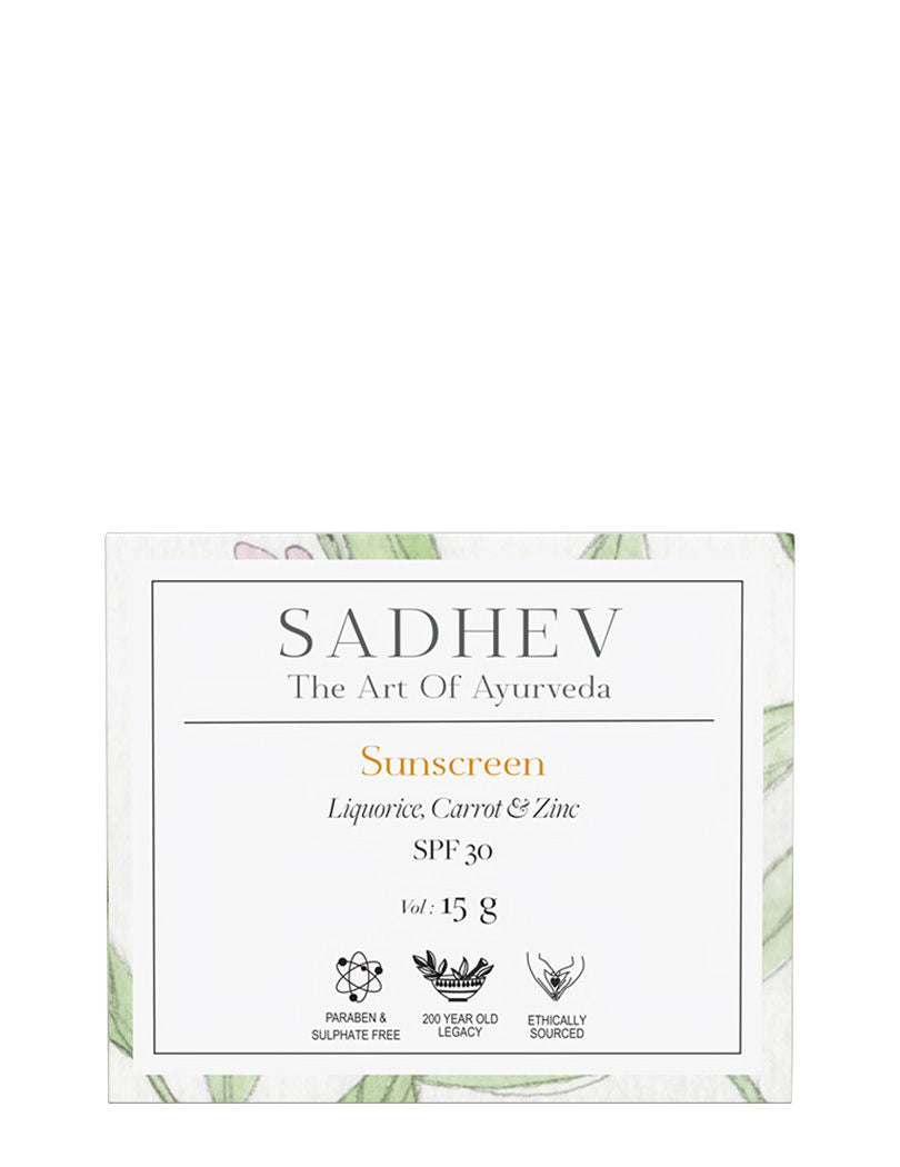 SADHEV Ayurvedic Sunscreen Spf 30