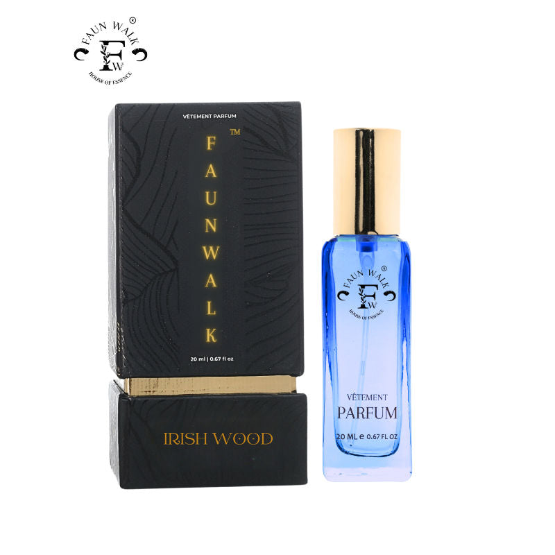 Faunwalk Irish Wood- Travel Size Mini Perfume That Smells Like Creed- Aquatic Notes For Men