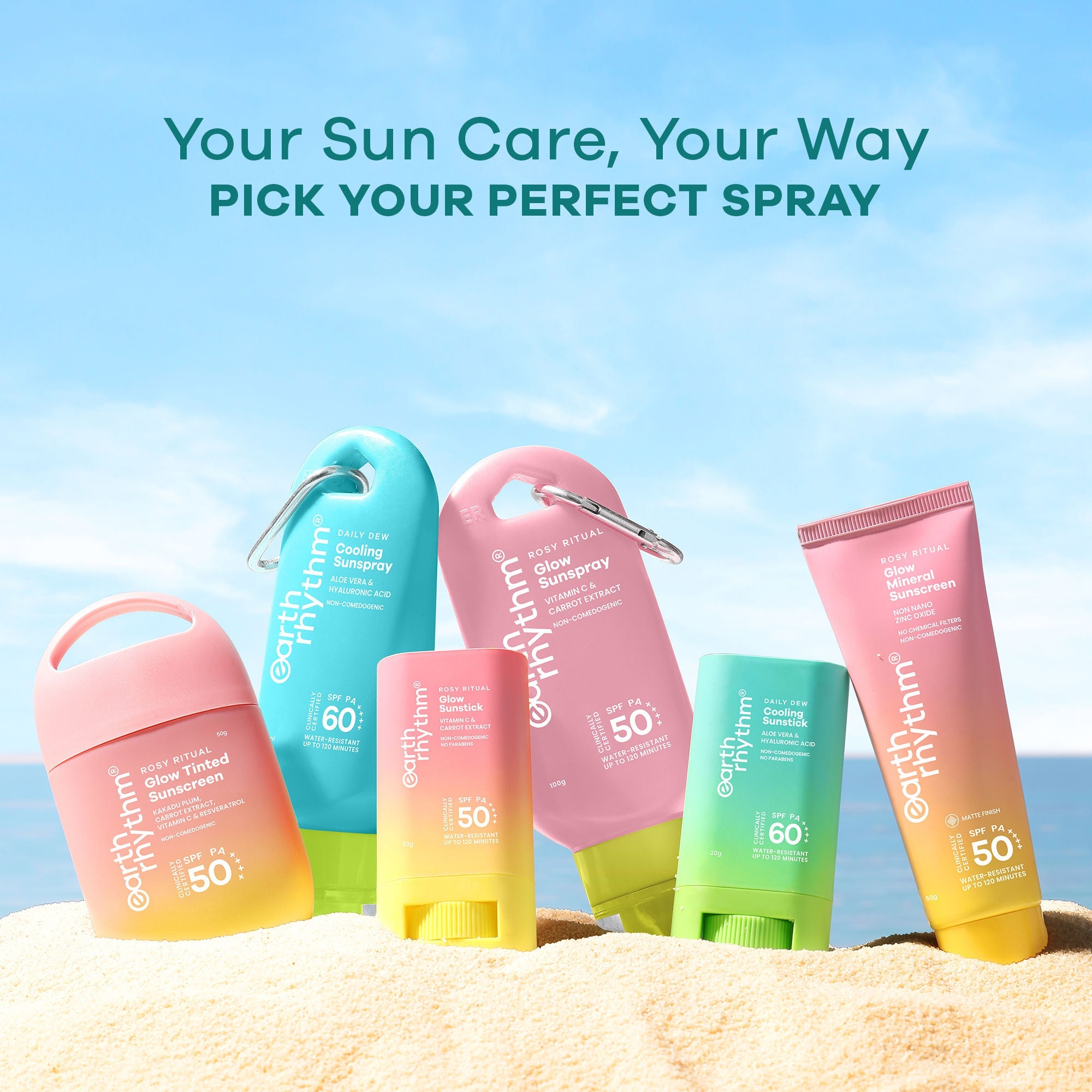 Earth Rhythm Aqua Surge Hydrating Sunstick SPF 60 PA++++