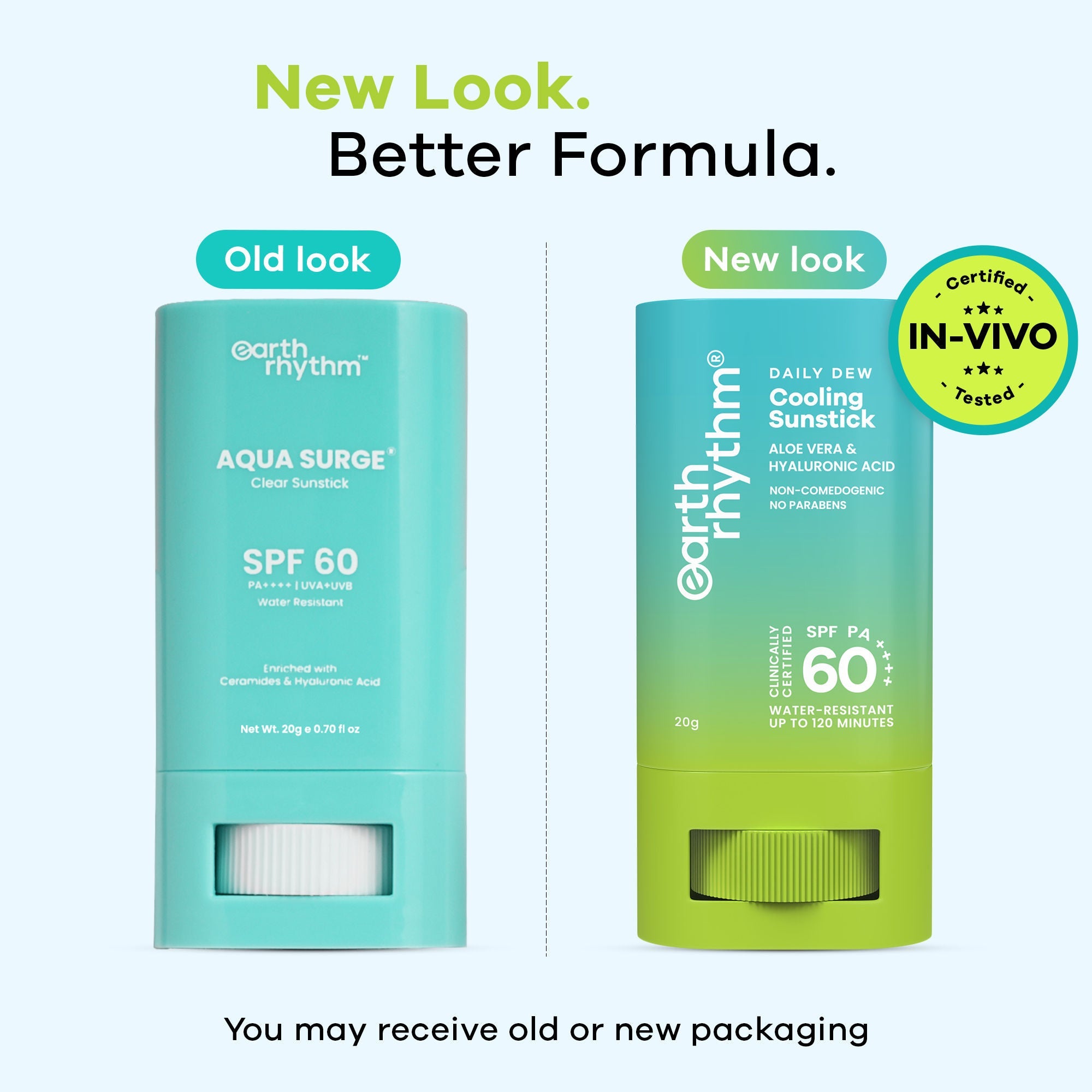 Earth Rhythm Aqua Surge Hydrating Sunstick SPF 60 PA++++