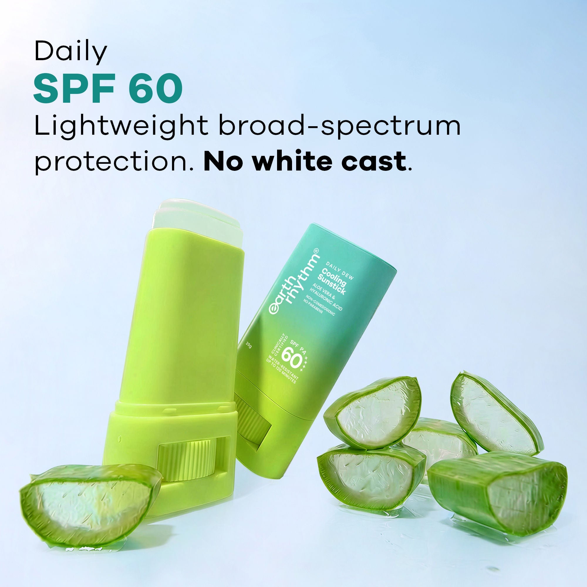 Earth Rhythm Aqua Surge Hydrating Sunstick SPF 60 PA++++