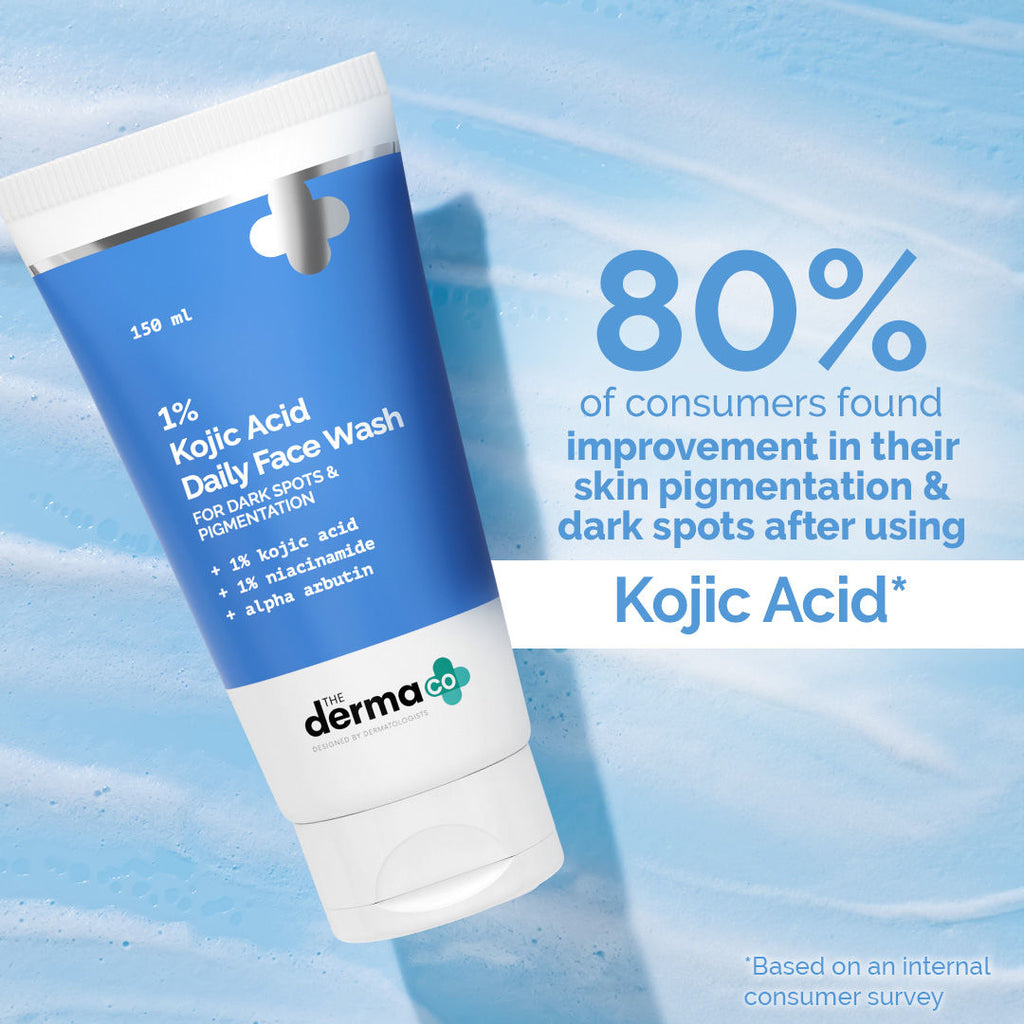 The Derma Co 1% Kojic Acid Face Wash with Niacinamide For Dark Spots & Pigmentation