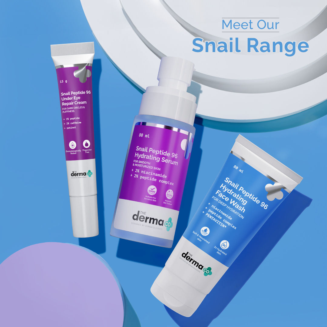 The Derma Co Snail Peptide 96 Hydrating Face Wash