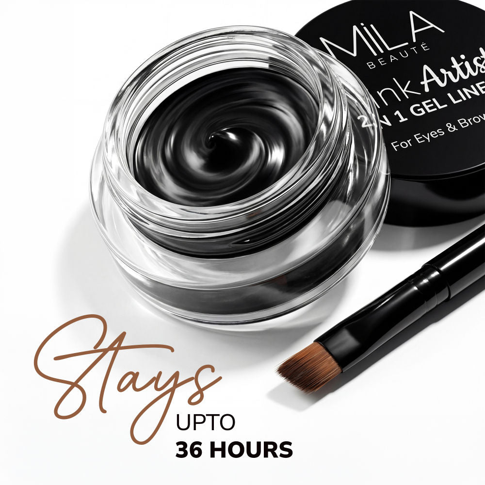 Mila Beauté Wink Artist 36Hr Smudge Proof & Waterproof Gel Eyeliner