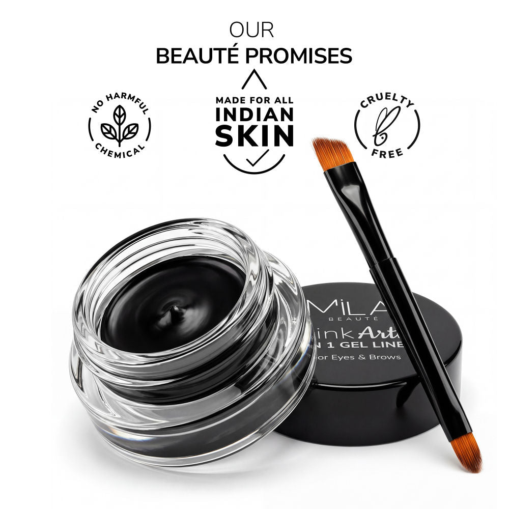 Mila Beauté Wink Artist 36Hr Smudge Proof & Waterproof Gel Eyeliner