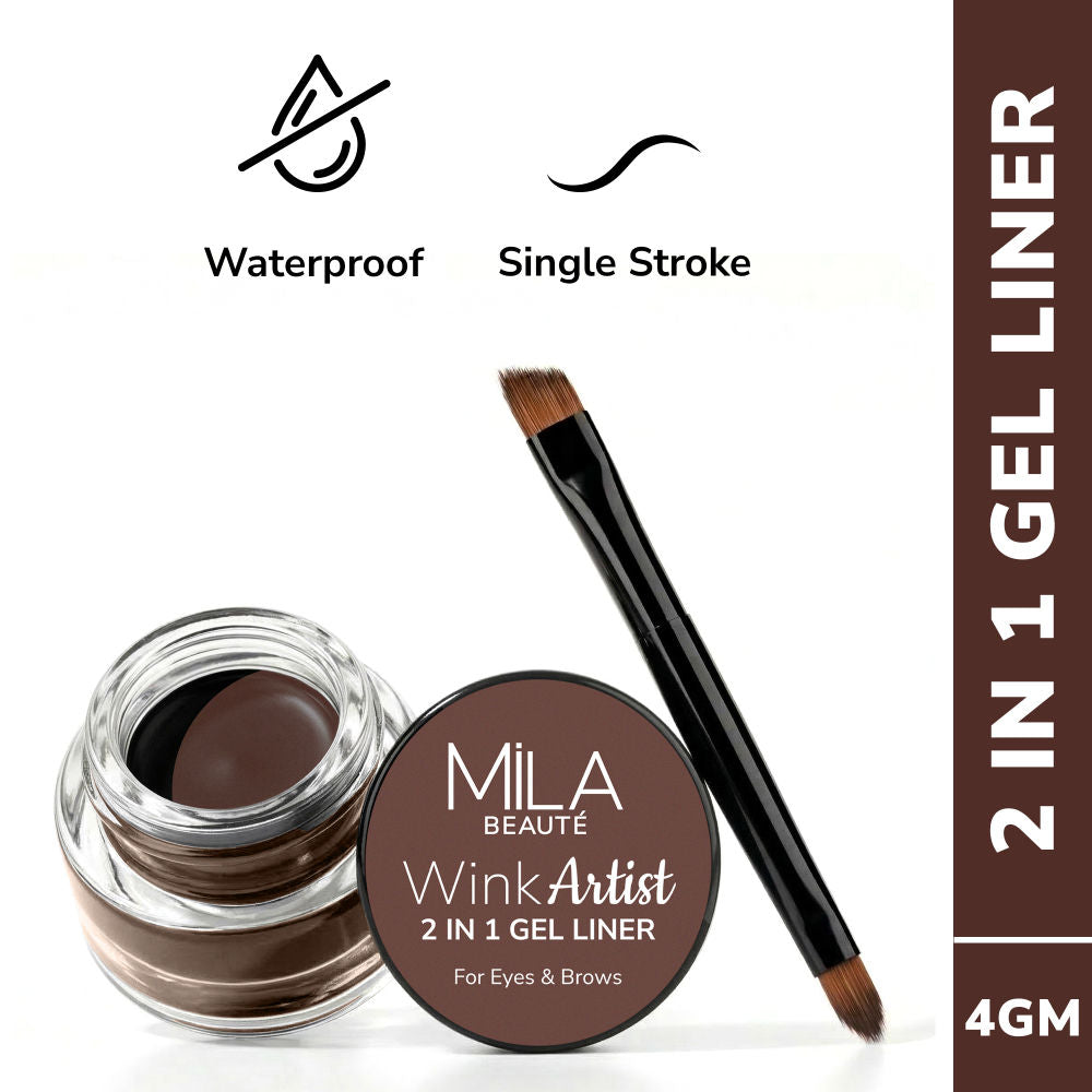 Mila Beauté Wink Artist 36Hr Smudge Proof & Waterproof Gel Eyeliner