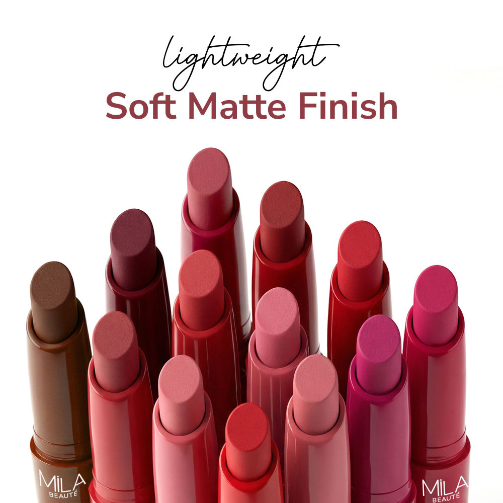 Mila Beauté Pout It Out Long Lasting & Matte Finish Lip Crayon Lipstick