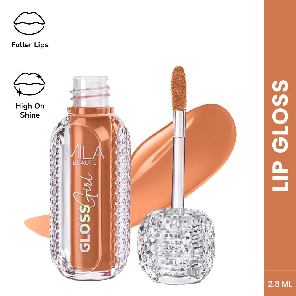 Mila Beauté Gloss Girl Lip Gloss with Fuller-Lip Effect & Extra Hydration