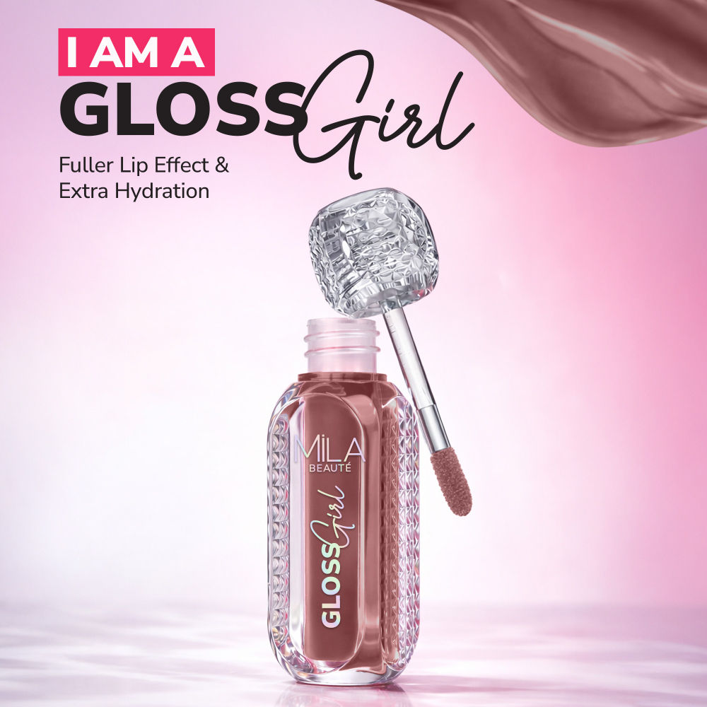 Mila Beauté Gloss Girl Lip Gloss with Fuller-Lip Effect & Extra Hydration