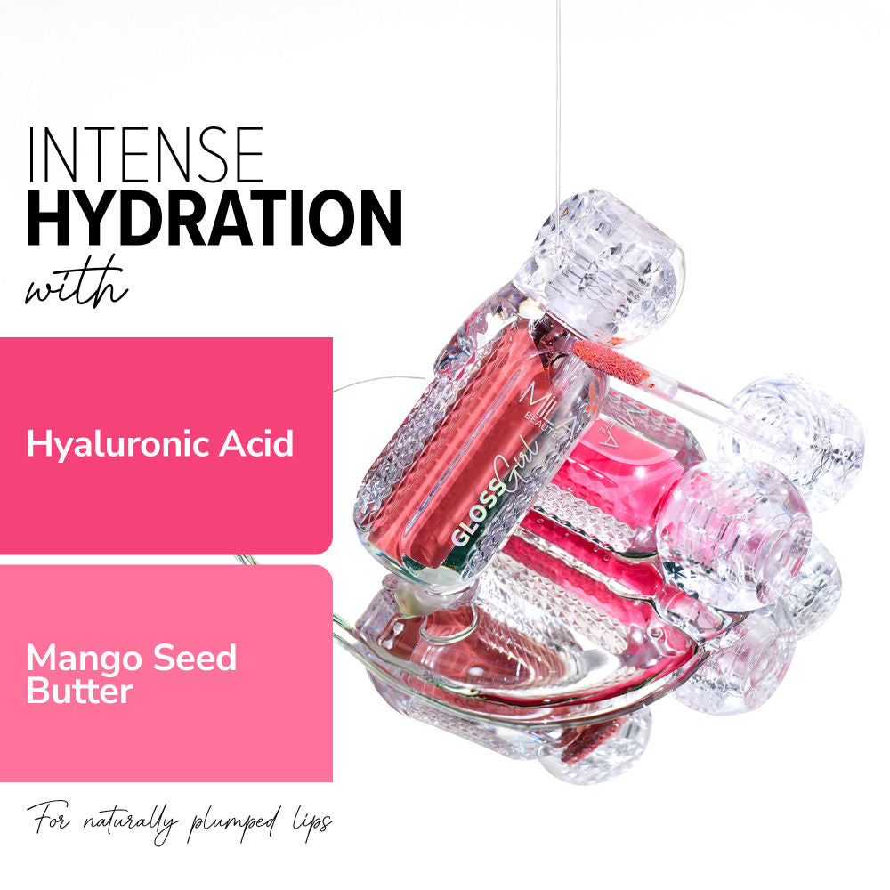 Mila Beauté Gloss Girl Lip Gloss with Fuller-Lip Effect & Extra Hydration