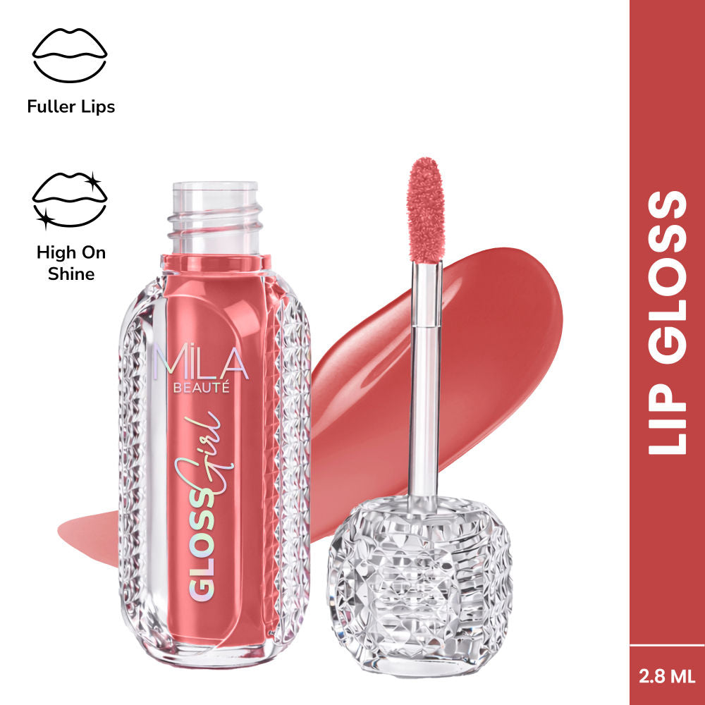Mila Beauté Gloss Girl Lip Gloss with Fuller-Lip Effect & Extra Hydration
