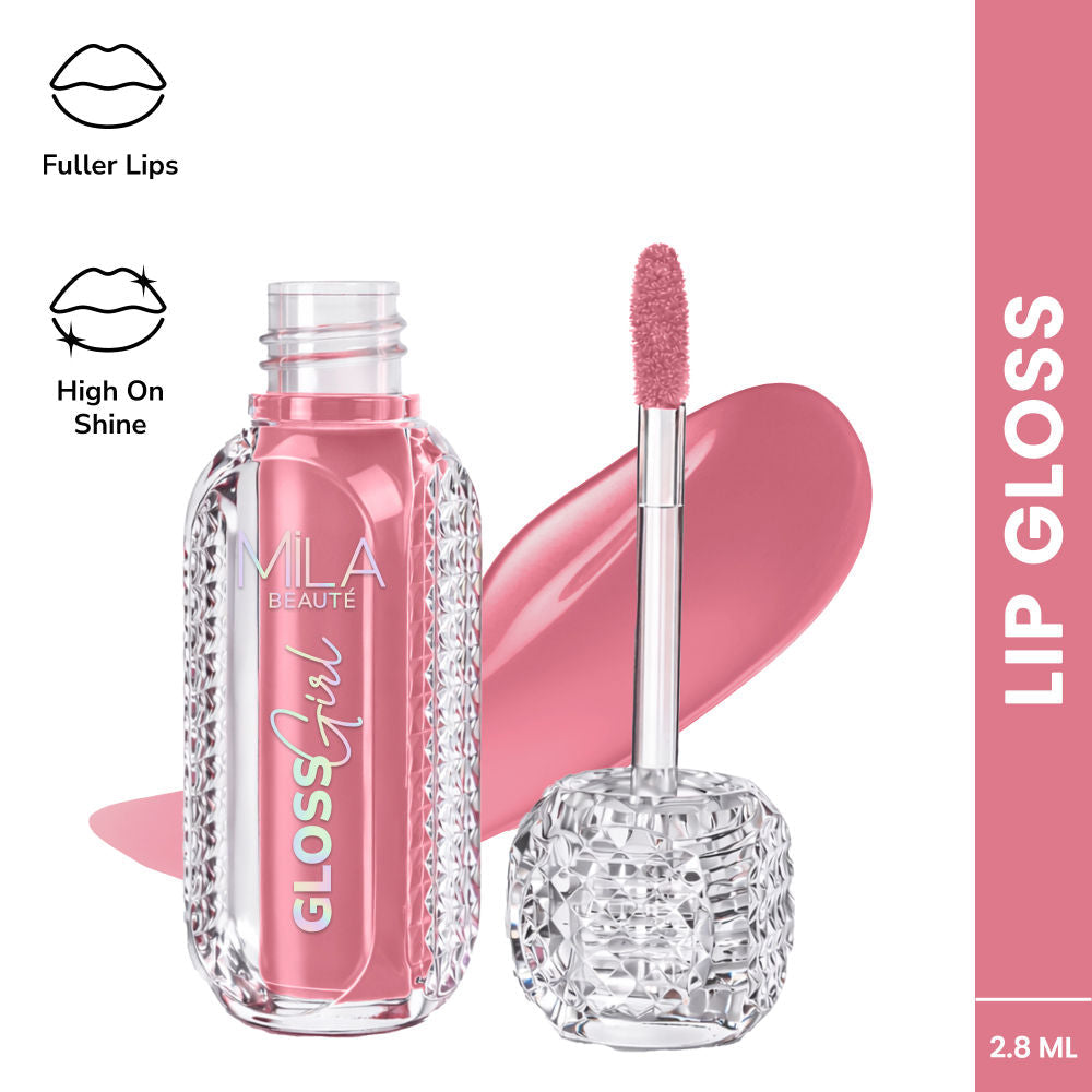 Mila Beauté Gloss Girl Lip Gloss with Fuller-Lip Effect & Extra Hydration