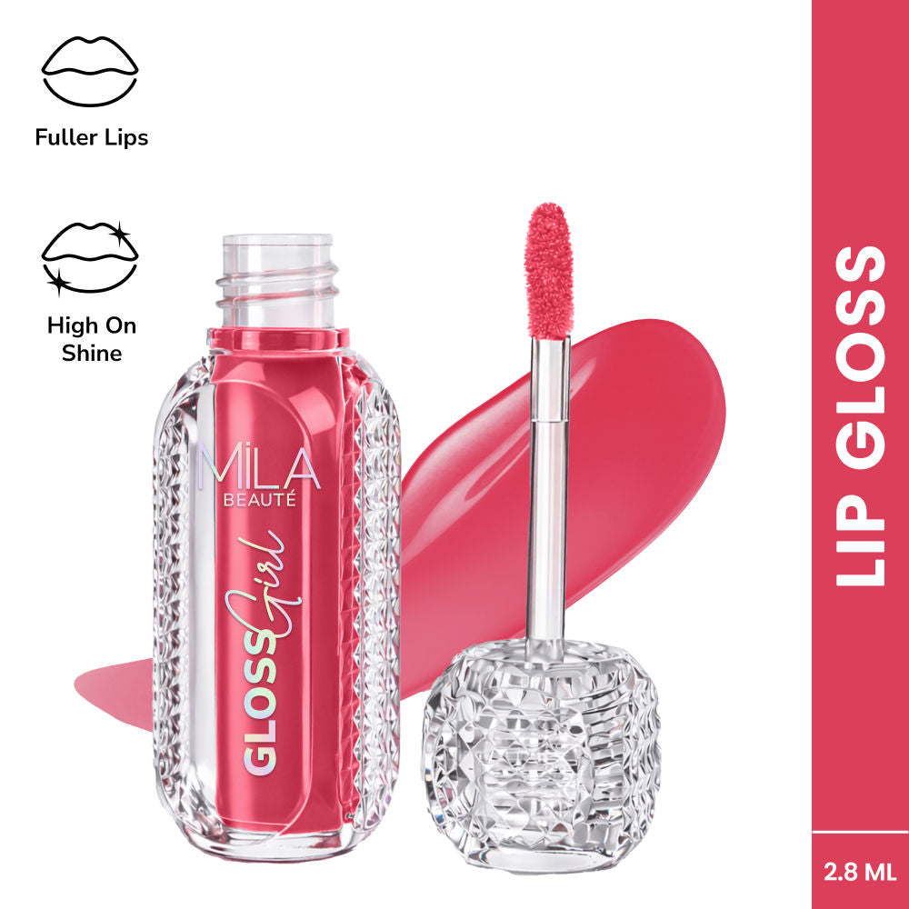 Mila Beauté Gloss Girl Lip Gloss with Fuller-Lip Effect & Extra Hydration