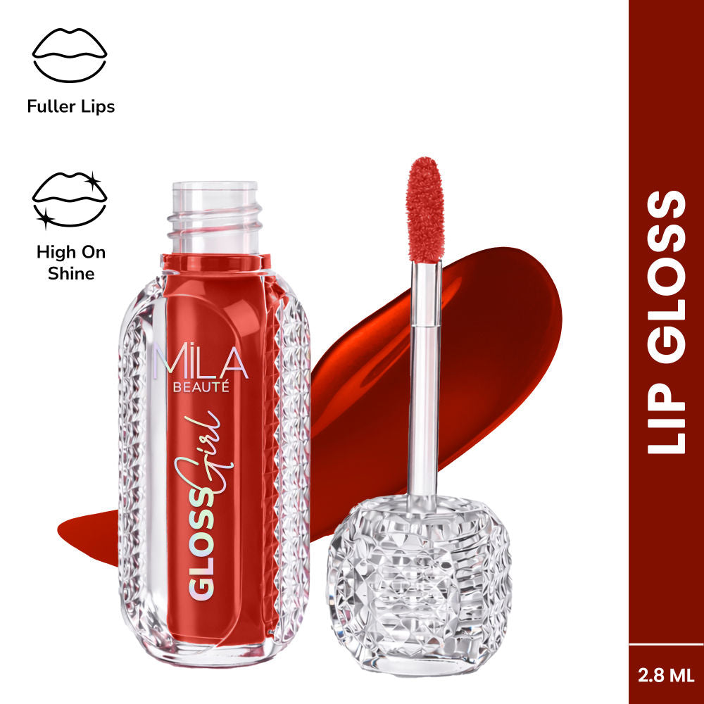 Mila Beauté Gloss Girl Lip Gloss with Fuller-Lip Effect & Extra Hydration