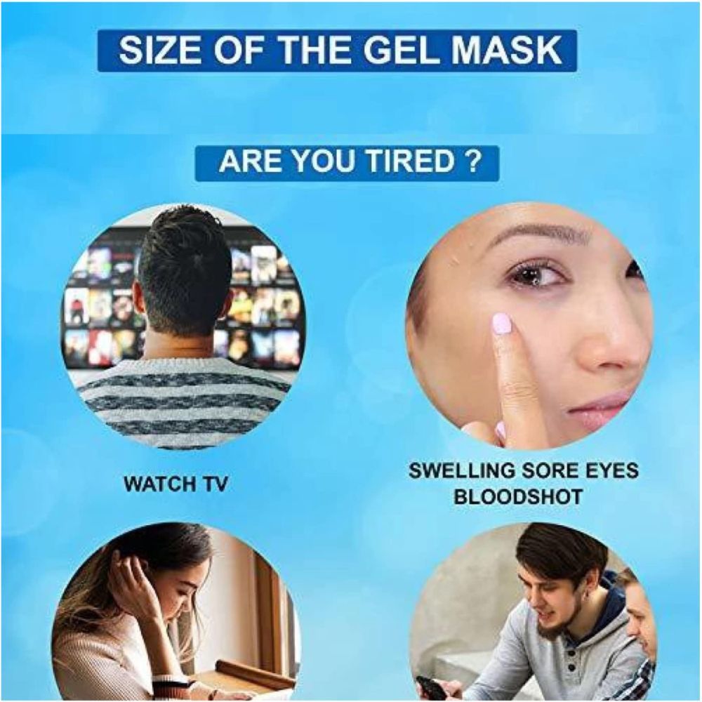 Kazarmaa Blue Aqua Ice Cooling Gel Face Mask