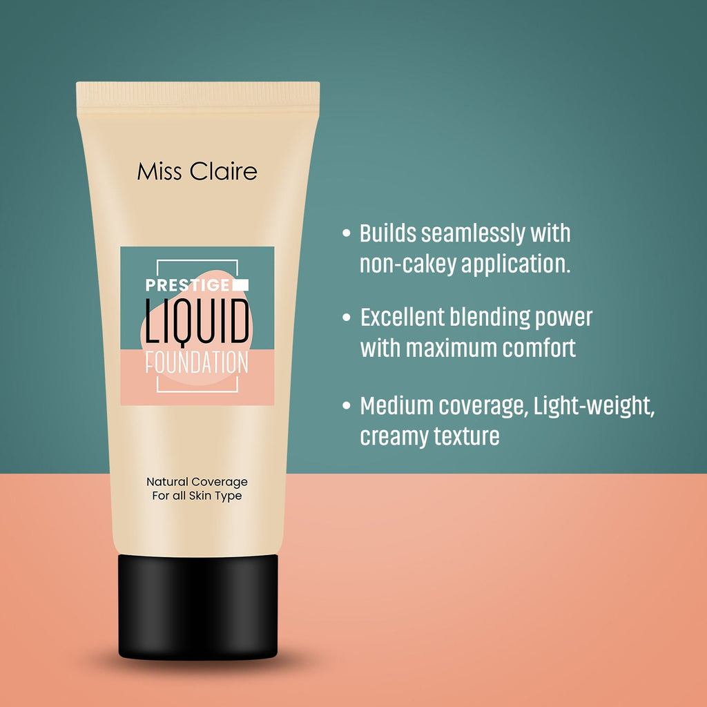 Miss Claire Prestige Liquid Foundation Natural Coverage