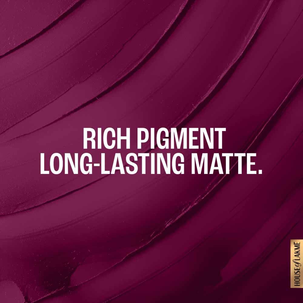 Lakme Forever Matte Lipstick, Made With French Rose Oil Extracts