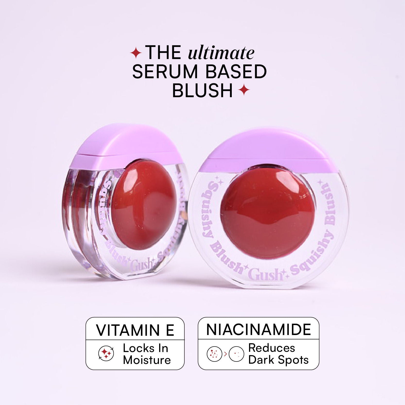 Gush Beauty Squishy Blush With Niacinamide Lightweight