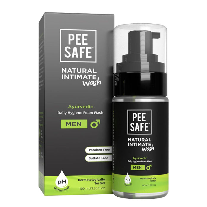 Pee Safe Intimate Wash For Men With Aloevera And Tea Tree For Ichiness & Odour (100ml)