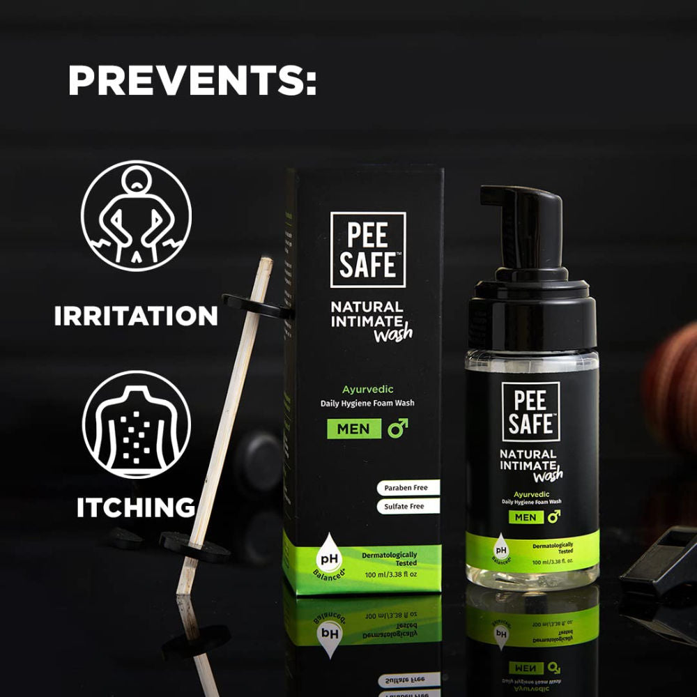 Pee Safe Intimate Wash For Men With Aloevera And Tea Tree For Ichiness & Odour (100ml)