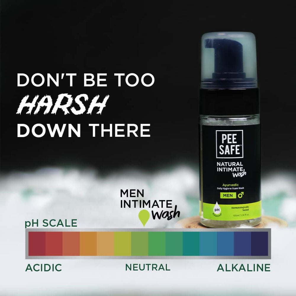 Pee Safe Intimate Wash For Men With Aloevera And Tea Tree For Ichiness & Odour (100ml)
