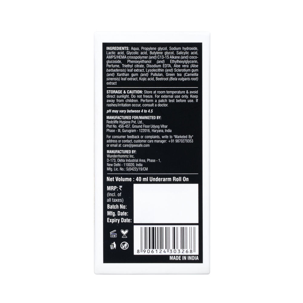 FURR 4% AHA BHA Underarm Roll On With Kojic Acid