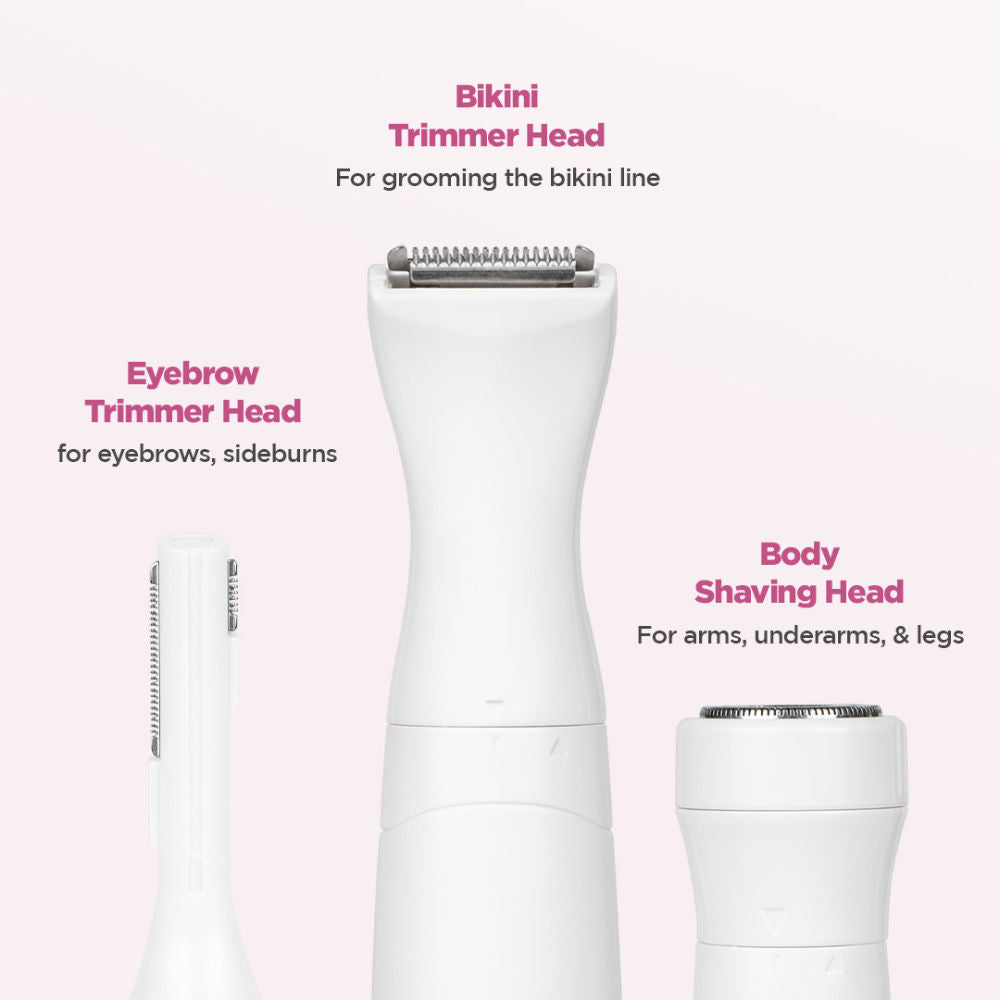 FURR Rechargeable Multipurpose Trimmer for Eyebrows, Underarms and Bikini Line