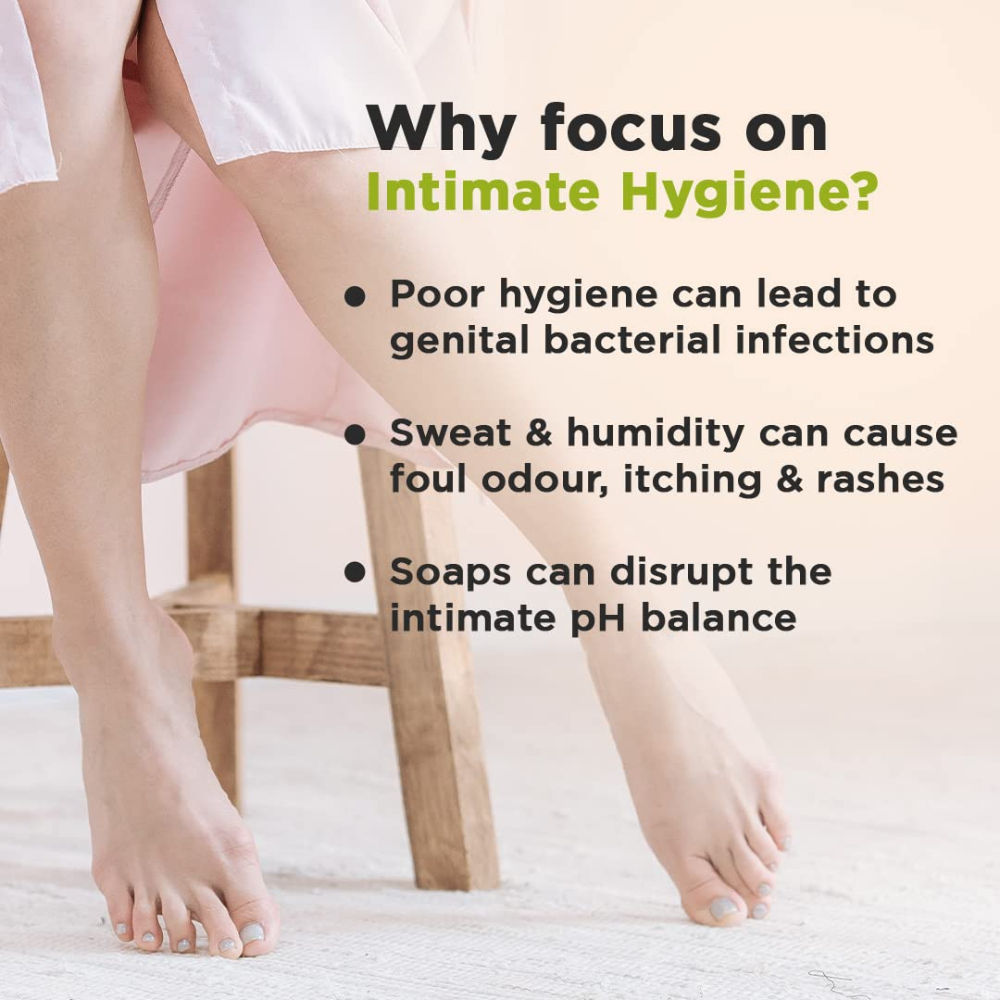 Pee Safe Intimate Wash For Women - Lemongrass Fragrance & 100% Alcohol-Free, Paraben-Free