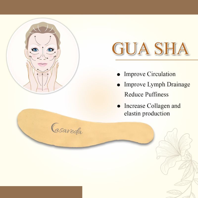 Casaveda Kansa Gua Sha Muscle Scraper Body Face Massage Tool