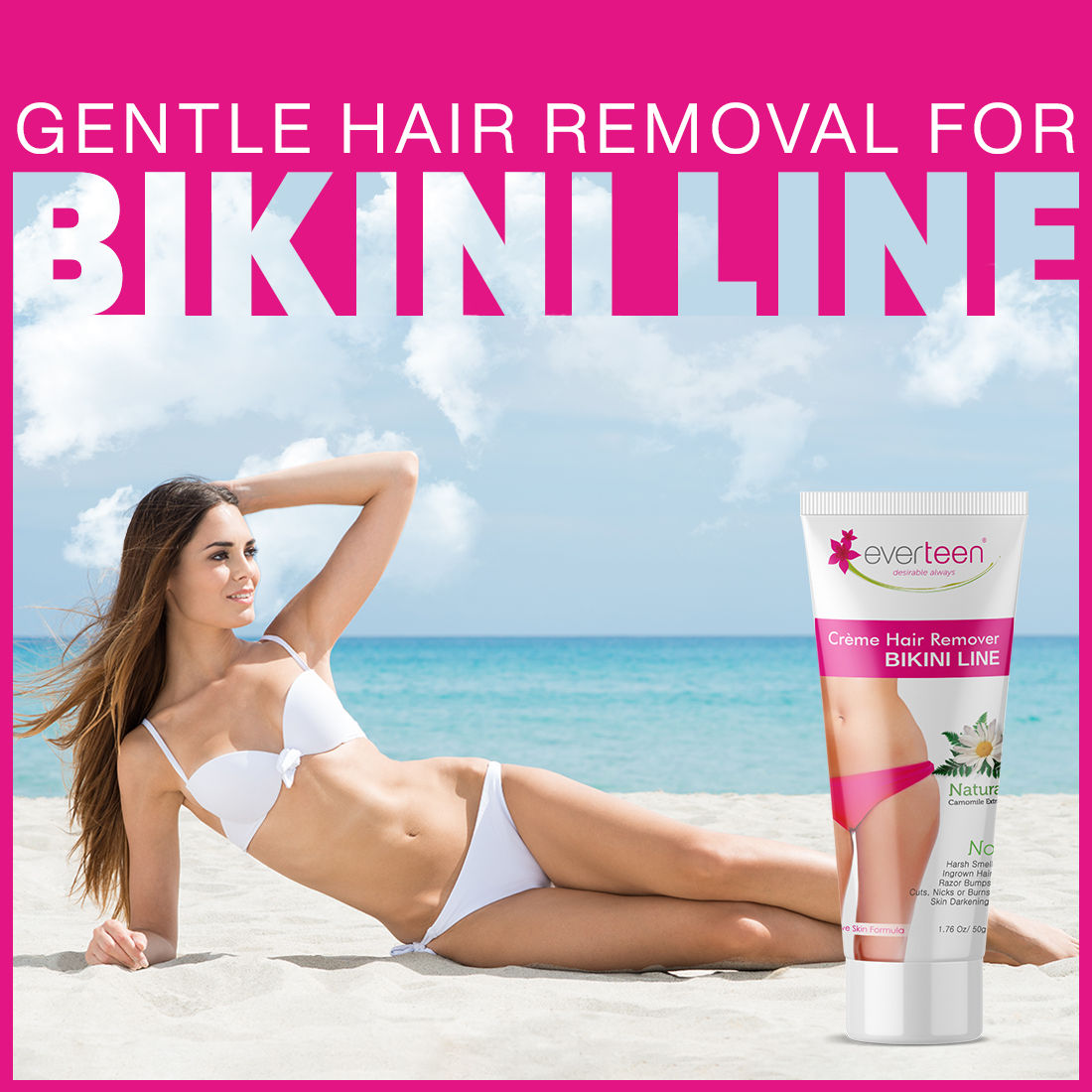 Everteen Bikini Line Hair Remover Cream
