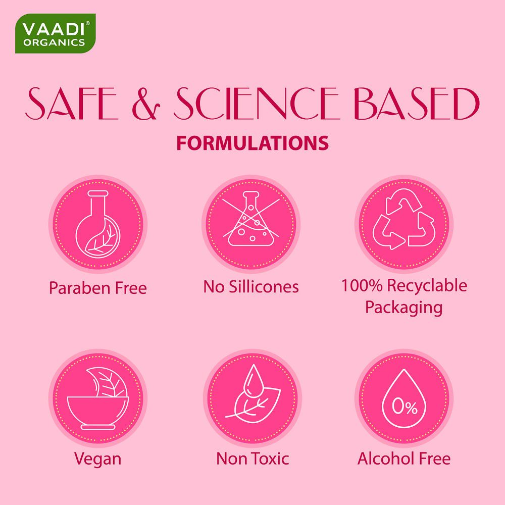 Vaadi Herbals Moisturising Lotion With Pink Rose Extract