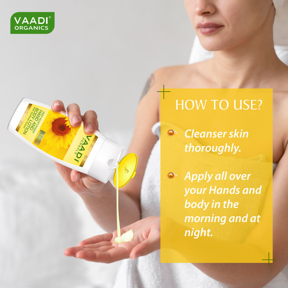 Vaadi Herbals Hand & Body Lotion With Sunflower Extract