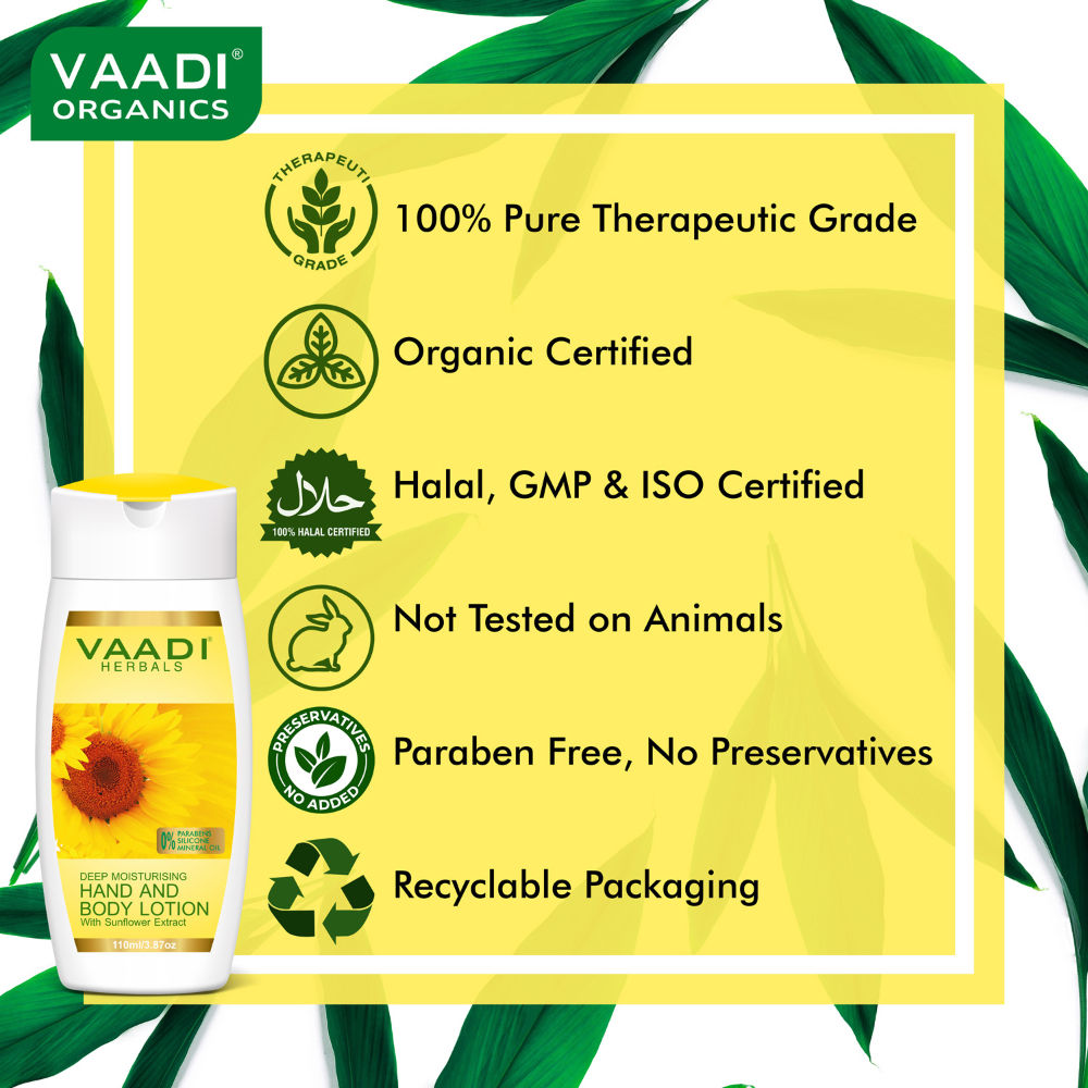 Vaadi Herbals Hand & Body Lotion With Sunflower Extract