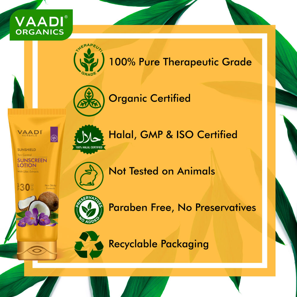 Vaadi Herbals Sunshield Tan Control Sunscreen Lotion SPF 30