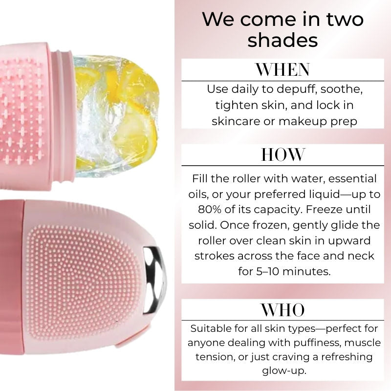 baes CLUB Multifunction Ice Roller With Scrubber For Face