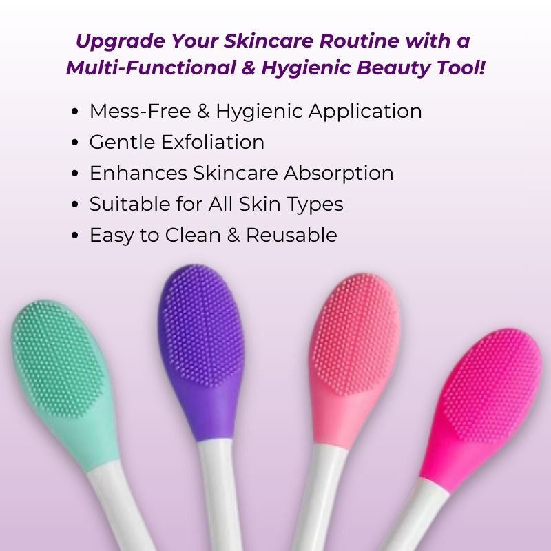 baes CLUB Silicone Face Mask Applicator & Lip Facial Cleansing Brush