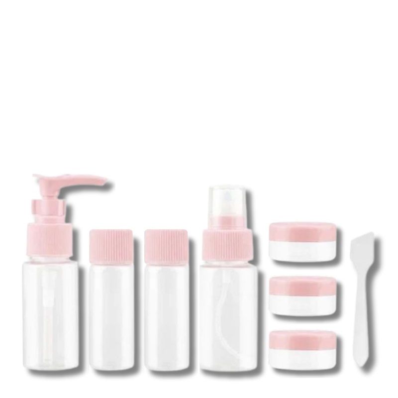 baes CLUB Refillable Empty Mini Containers With Pouch