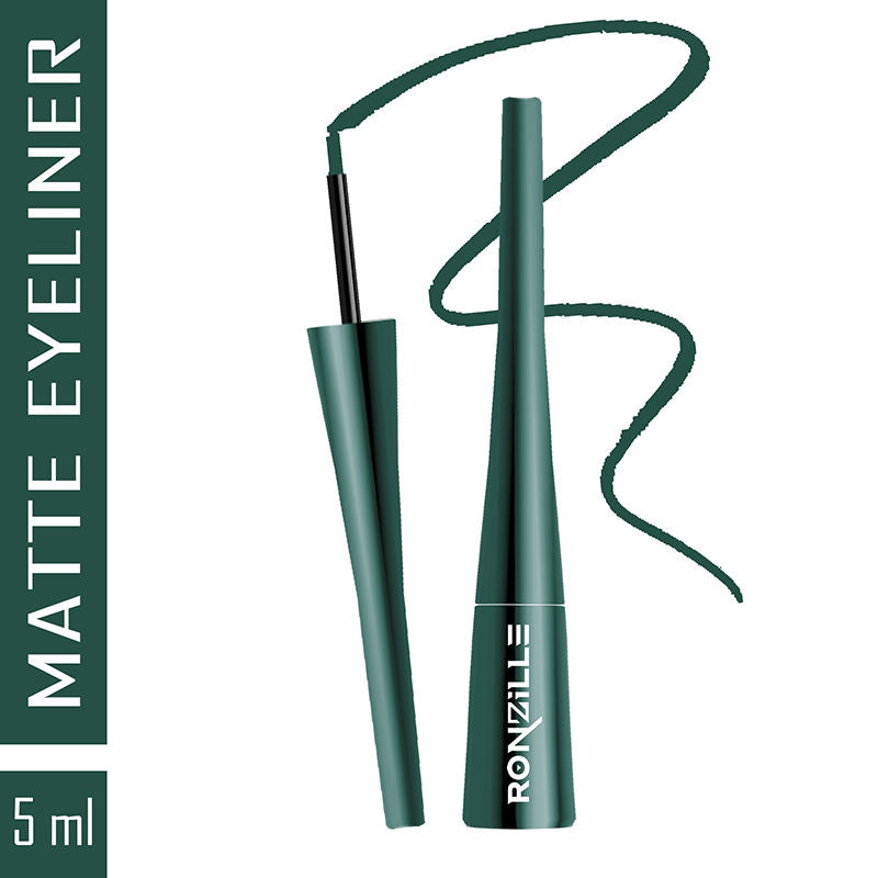 Ronzille Smudgeproof And Waterproof Liquid Matte Eyeliner