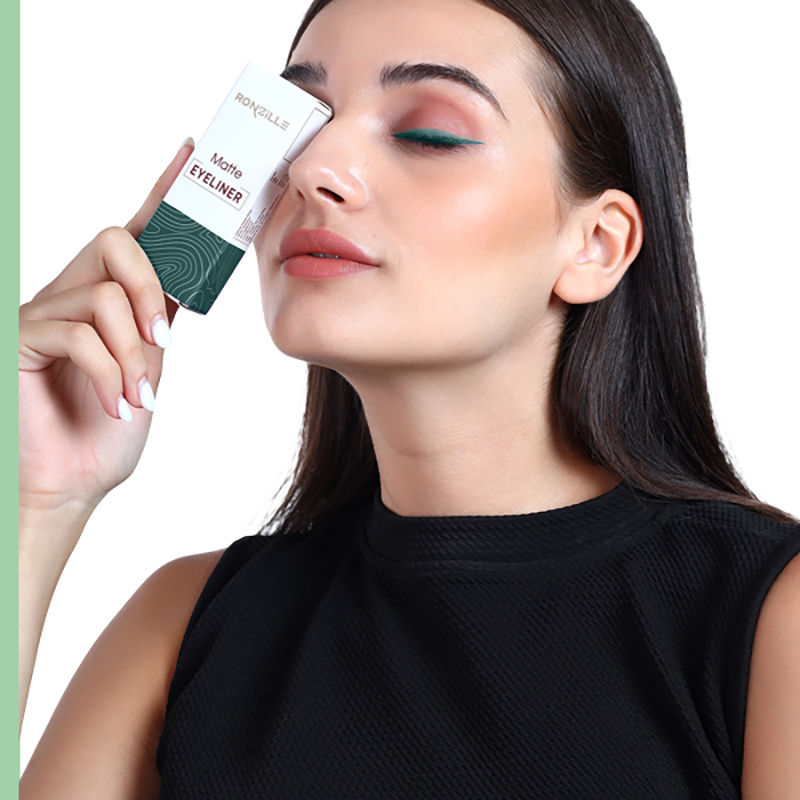 Ronzille Smudgeproof And Waterproof Liquid Matte Eyeliner
