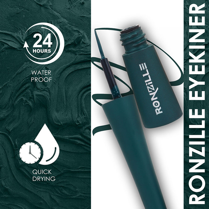 Ronzille Smudgeproof And Waterproof Liquid Matte Eyeliner
