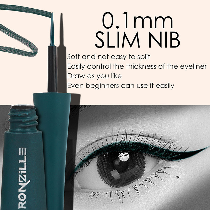 Ronzille Smudgeproof And Waterproof Liquid Matte Eyeliner