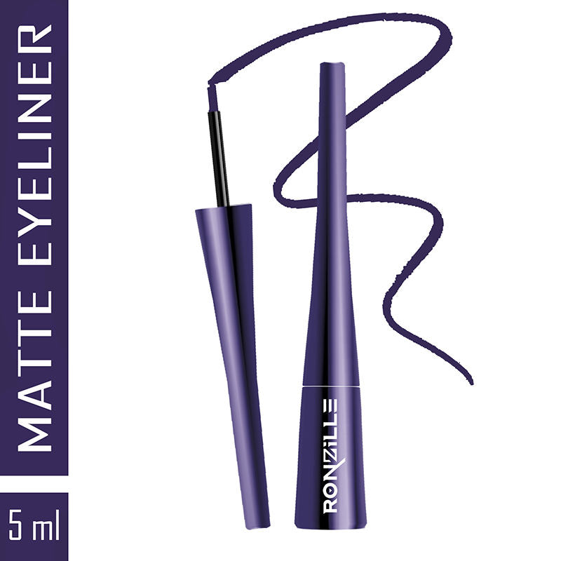 Ronzille Smudgeproof And Waterproof Liquid Matte Eyeliner
