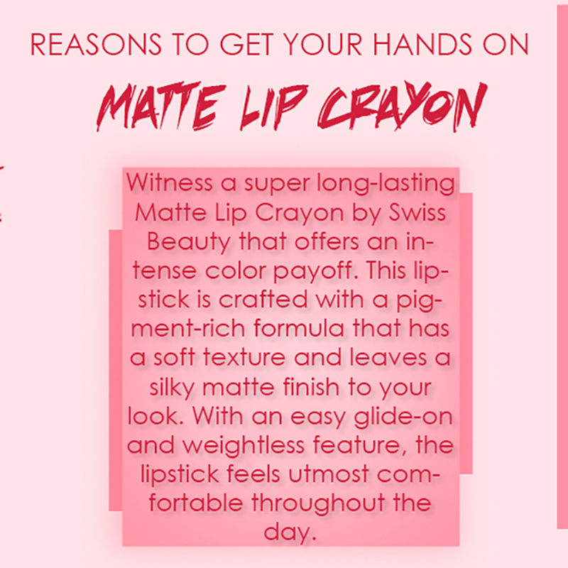 Ronzille Long Stay Matte Lip Crayon