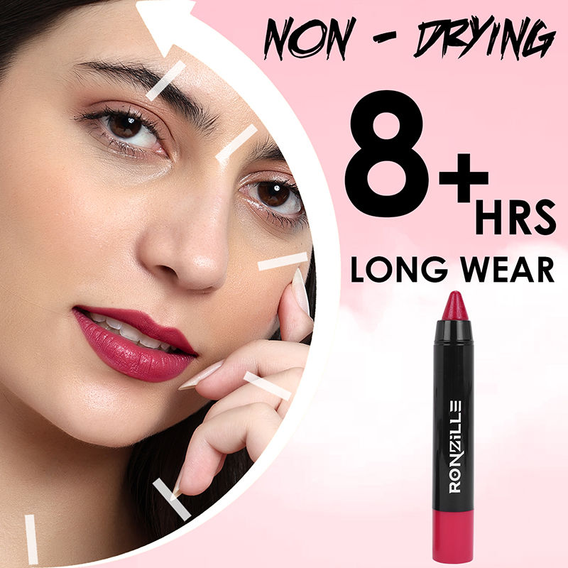 Ronzille Long Stay Matte Lip Crayon