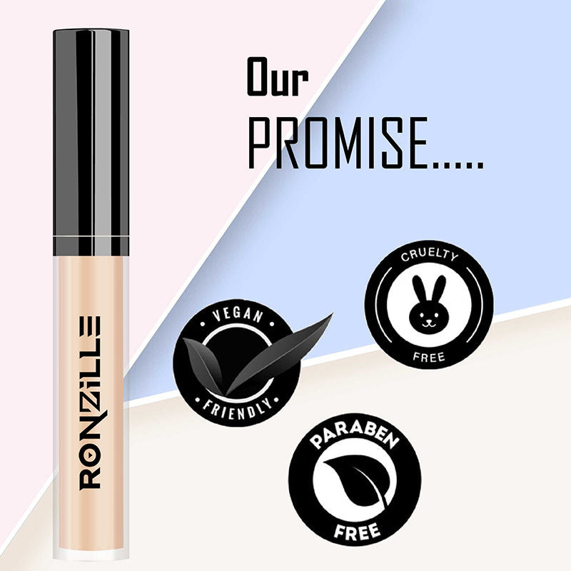 Ronzille Hd Finish Full Coverage Liquid Concealer - Corrector Orange 05